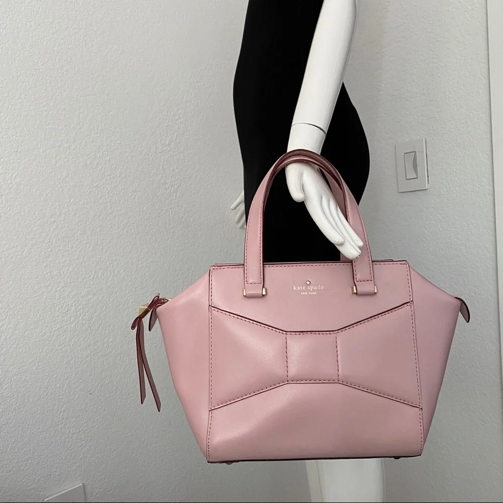 Kate spade 2 Park Ave Beau Bow Bag Pink